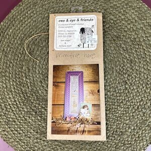 Ewe and Eye and Friends "Primitive Hare" Cross Stitch Pattern Slagel Stark 1996